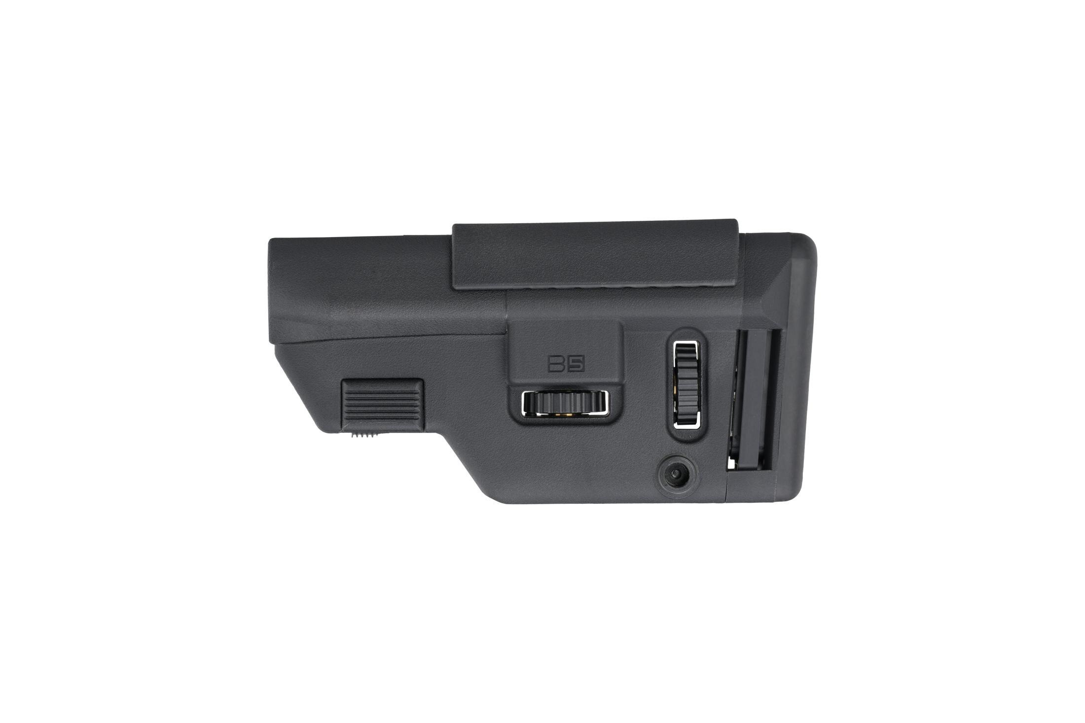B5 Systems AR-15 Collapsible Precision Stock - Medium - Black